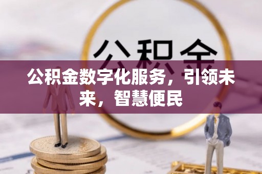 平塘公积金数字化服务，引领未来，智慧便民