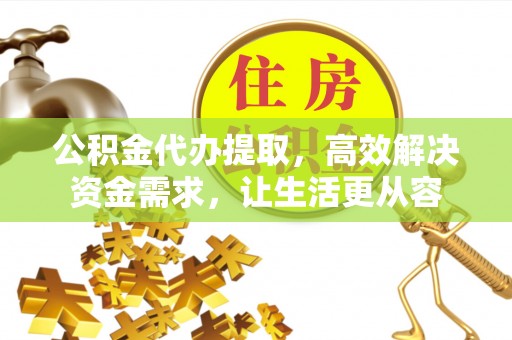平塘公积金代办提取，高效解决资金需求，让生活更从容