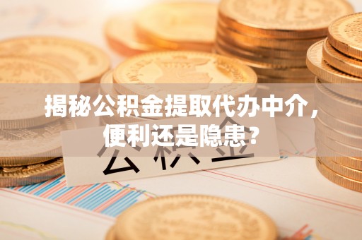 平塘揭秘公积金提取代办中介，便利还是隐患？