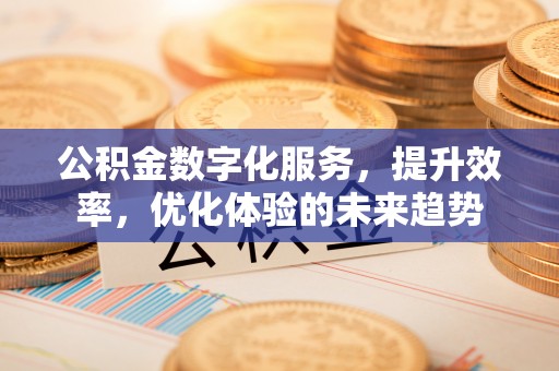 平塘公积金数字化服务，提升效率，优化体验的未来趋势