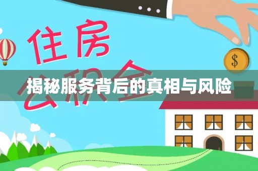 平塘揭秘服务背后的真相与风险
