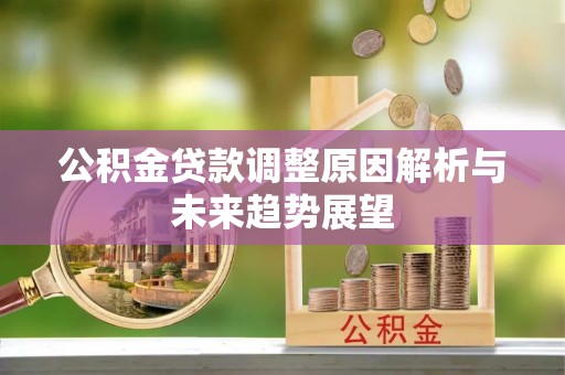 平塘公积金贷款调整原因解析与未来趋势展望