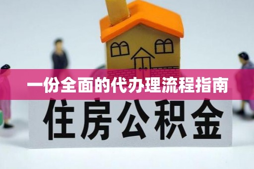 平塘一份全面的代办理流程指南
