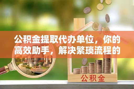 平塘公积金提取代办单位，你的高效助手，解决繁琐流程的不二之选